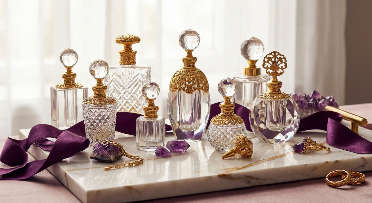 Collezione profumi Lalique in elegante composizione