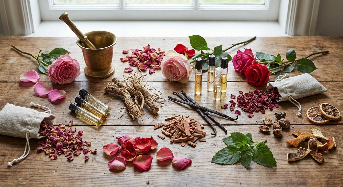 Ingredienti naturali per profumi Lalique